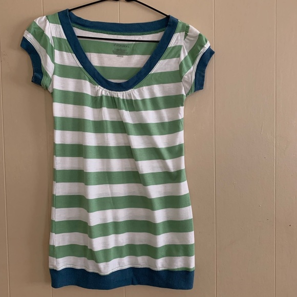 Vintage Xhilaration | Soft Striped Top - Picture 1 of 6